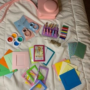 Instax accessory kit with camera case